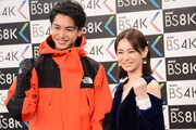 左から大野拓朗、北川景子。