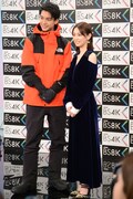 左から大野拓朗、北川景子。