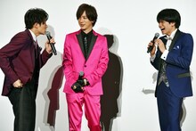 左から岸優太、DAIGO、中島健人。