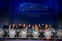 「ファンタスティック・ビーストと黒い魔法使いの誕生」ワールドプレミアの様子。