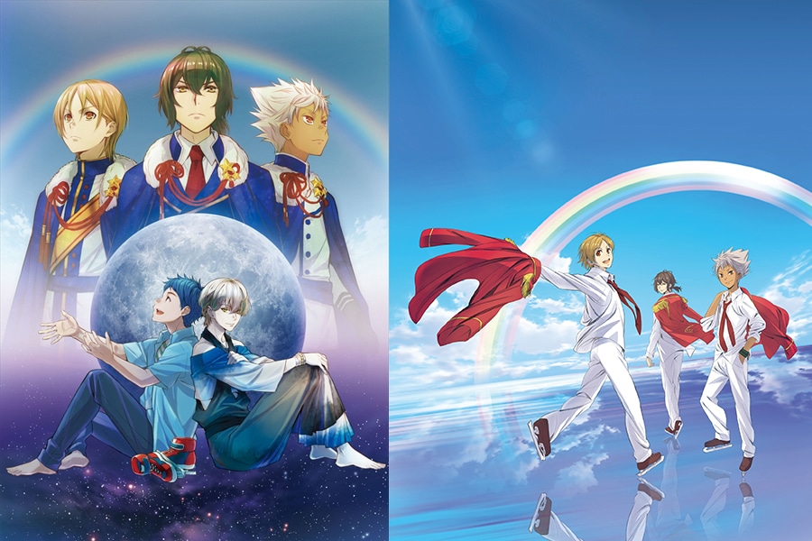 左から「KING OF PRISM by PrettyRhythm」ビジュアル、「KING OF PRISM -PRIDE the HERO-」ビジュアル。