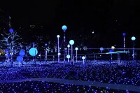 「MIDTOWN CHRISTMAS 2018」クリスマスイルミネーション点灯式の様子。