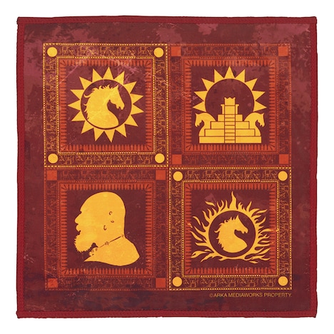 バーフバリ・グッズセットのミニタオル。