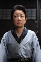 「やすらぎの刻～道」より、岸本加世子演じる根来アヤ。