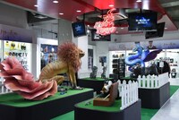 「ウィザーディング・ワールド・マーケット」展示の様子。