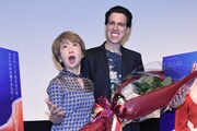 「私は、マリア・カラス」トークイベントの様子。左から綾戸智恵、トム・ヴォルフ。