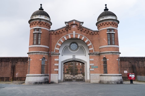 映画のロケ地となった旧奈良監獄。