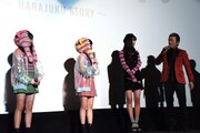 「ヌヌ子の聖★戦～HARAJUKU STORY～」初日舞台挨拶の様子。