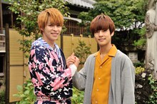 左から天空寺タケル役の西銘駿、常磐ソウゴ役の奥野壮。
