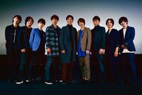 「メサイア ―幻夜乃刻―」初日舞台挨拶の様子。