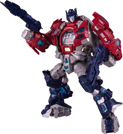 「マスターオプティマスプライム」ロボットモード（「DW-6900TF-4」装着時）