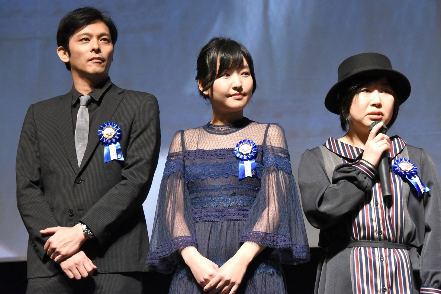 左から山口友和、浅森咲希奈、吉田美紀。