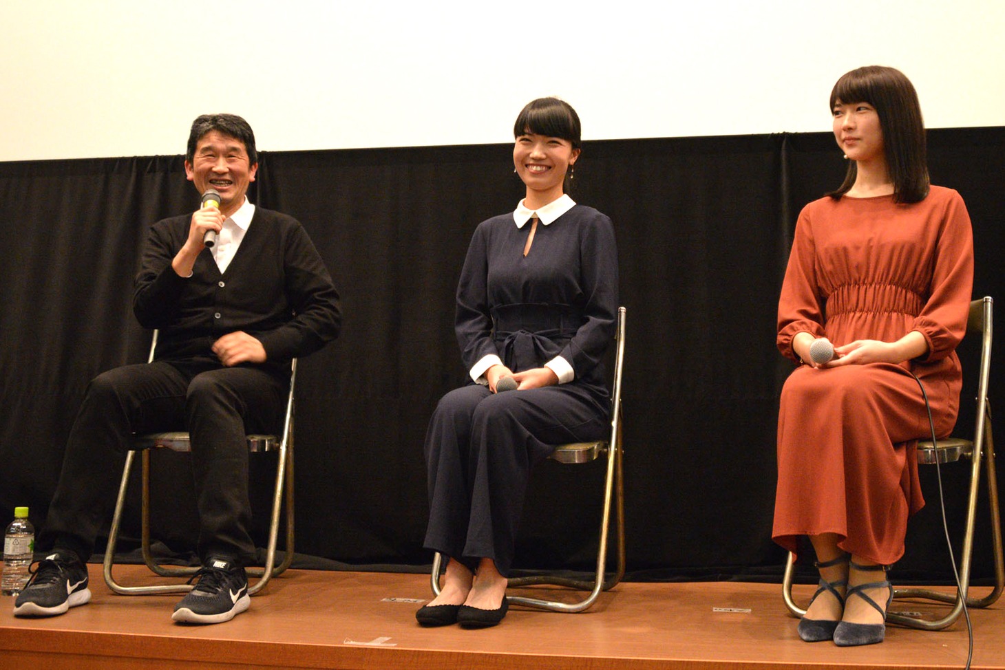 左から篠崎誠、松下仁美、矢崎初音。