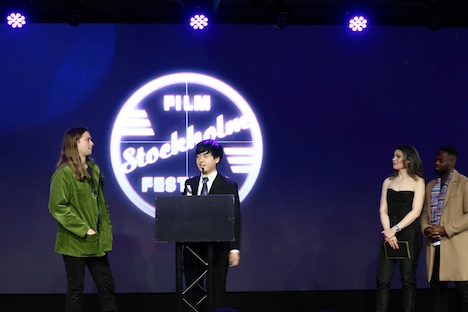 第29回ストックホルム国際映画祭の様子。左から2番目が奥山大史。