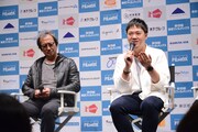 左から浦田秀穂、ヨー・シュウホァ。