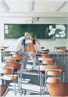 「僕の初恋をキミに捧ぐ」10巻書影の原画。 (c)青木琴美/小学館