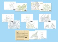 「機動戦士ガンダムNT」第1週来場者特典の複製原画セット。