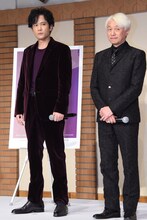 左から稲垣吾郎、手塚眞。