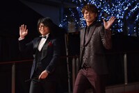 左から森川智之、宮野真守。