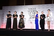 「VOGUE JAPAN WOMEN OF THE YEAR 2018」授賞式の様子。