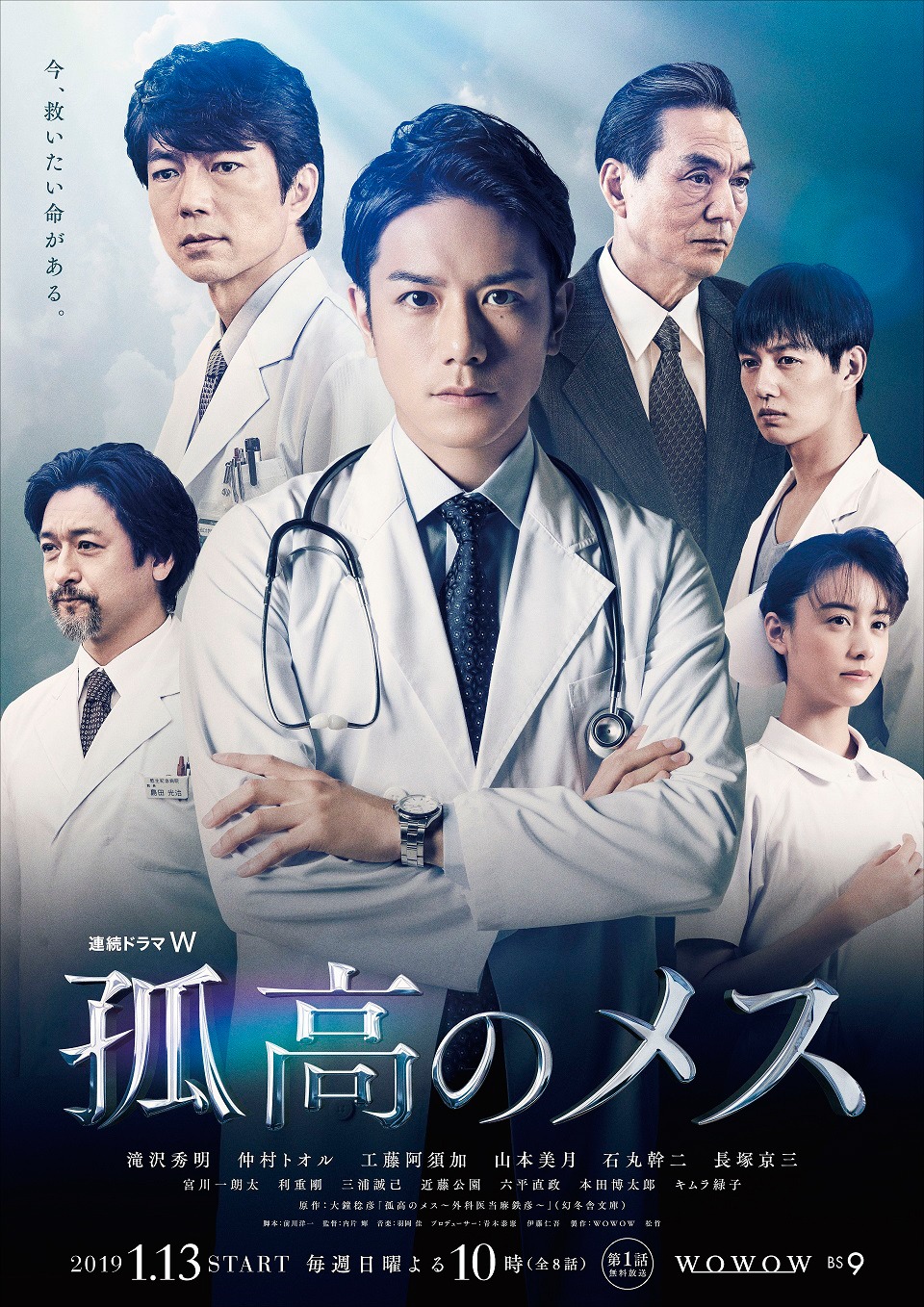 「連続ドラマW 孤高のメス」ポスタービジュアル