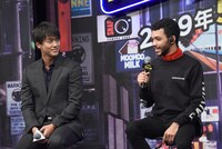 「名探偵ピカチュウ」製作報告会見の様子。