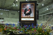 スタン・リー追悼コーナーの様子。