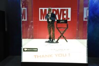 ホットトイズブースのスタン・リーフィギュア。