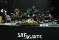 S.H.Figuartsブースの様子。