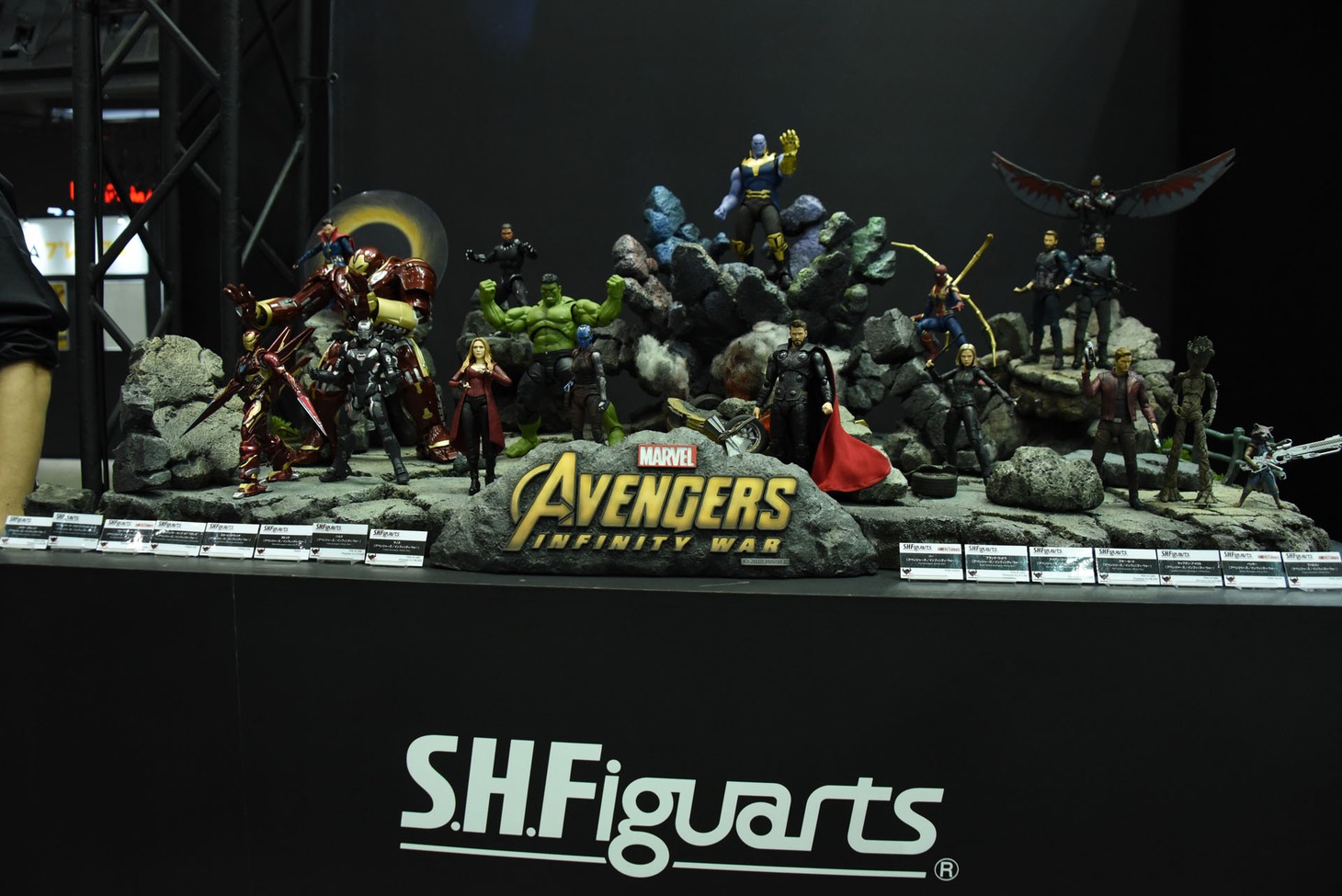 S.H.Figuartsブースの様子。