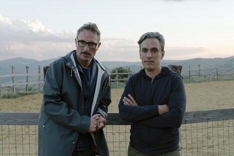 左からアントニオ・ピアッツァ、ファビオ・グラッサドニア。