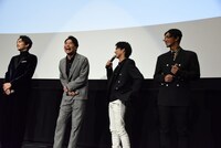 「jam」初日舞台挨拶の様子。