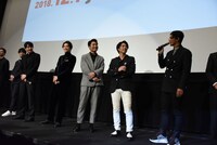 「jam」初日舞台挨拶の様子。