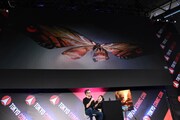 「ゴジラ キング・オブ・モンスターズ」トークショーの様子。