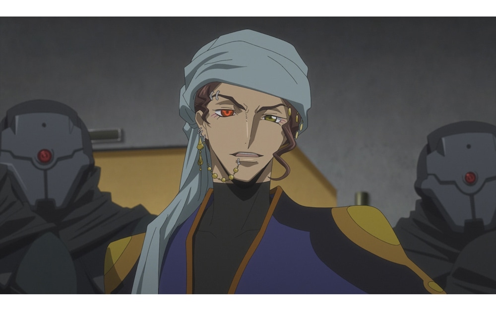 劇場アニメ「コードギアス 復活のルルーシュ」第2弾PVより、津田健次郎演じるクジャパット。