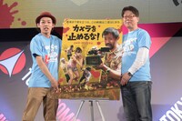 左から上田慎一郎、市橋浩治。