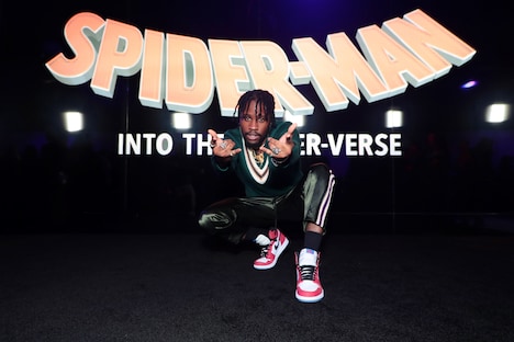 「スパイダーマン：スパイダーバース」ワールドプレミアに出席したシャメイク・ムーア。