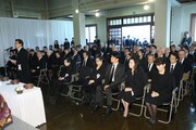 赤木春恵の告別式の様子。
