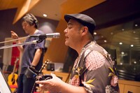 「君の歌はワルツ」レコーディング風景。