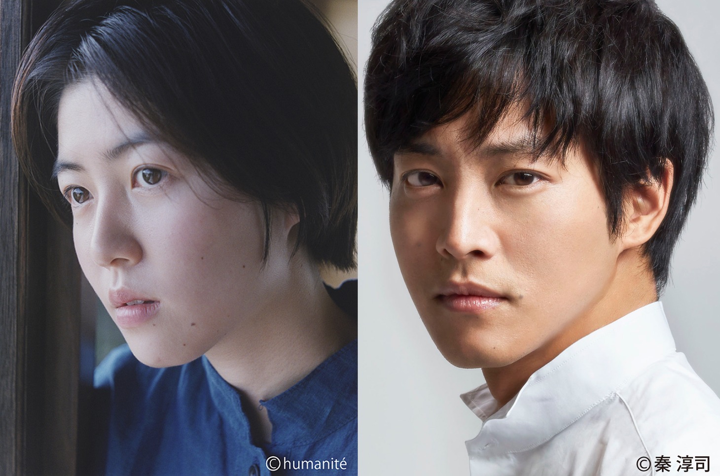 左からシム・ウンギョン、松坂桃李。