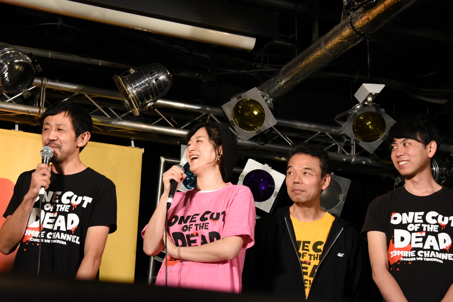 「カメラを止めるな！」Blu-ray / DVD発売記念イベントの様子。