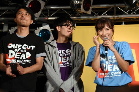 「カメラを止めるな!」Blu-ray / DVD発売記念イベントの様子。