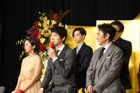 「家康、江戸を建てる」試写会の様子。