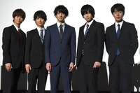 「シュウカツ3」公開記念舞台挨拶の様子。