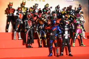 「平成仮面ライダー20作記念 仮面ライダー平成ジェネレーションズ FOREVER」のプレミアイベントの様子。