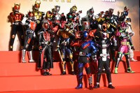 「平成仮面ライダー20作記念 仮面ライダー平成ジェネレーションズ FOREVER」のプレミアイベントの様子。