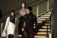 「仮面ライダージオウ」キャスト登場の様子。