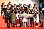 「平成仮面ライダー20作記念 仮面ライダー平成ジェネレーションズ FOREVER」プレミアイベントの様子。