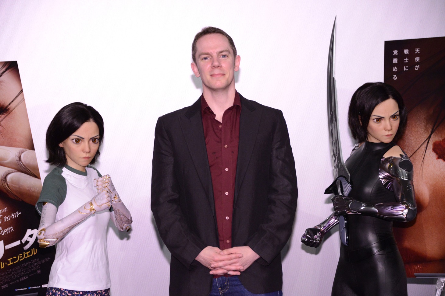 「アリータ・デイ 世界最速特別映像試写会＆トークイベント～ジェームズ・キャメロンの新たな映像世界～」の様子。ニック・エプスタイン（中央）。