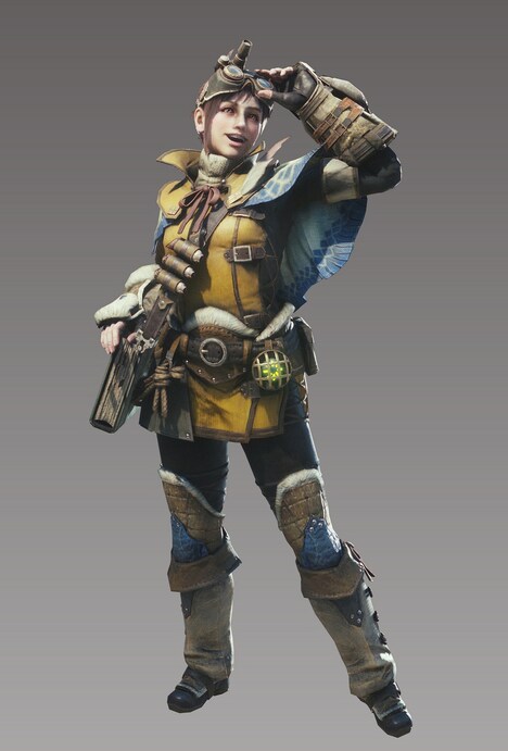 山崎紘菜が演じるハンドラー（受付嬢）のイメージ画像。